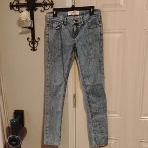 Vintage VS PINK Limited Edition Acid Wash Low Rise Super Skinny Jeans Size 8